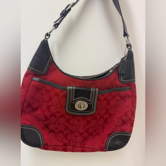 Vintage Coach Signature Hampton Hobo shoulder bag - Picture 11 of 13